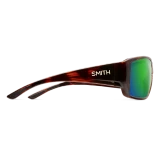 Smith Optics Guide's Choice Polarized Sunglasses in Tortoise/Green Mirror front view