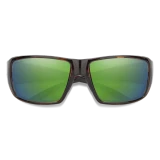Smith Optics Guide's Choice Polarized Sunglasses in Tortoise/Green Mirror side angle