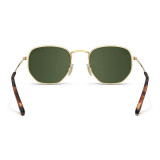 Blenders Hexagram Sunglasses in Whiskey Shiner