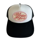 Local Beach Bless Your Heart Trucker Hat back view