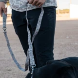 Burlebo Camo Dog Leash Classic Deer Camo front view