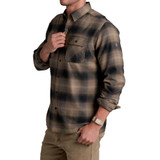 KUHL Dillingr Flannel Dark Sand Side