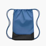 Nike Brasilia 18L Drawstring Bag in Indigo Storm/Black/Reflect Silver