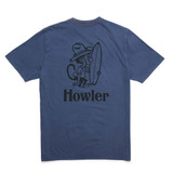 Howler Brothers El Monito Surfs Pocket Tee Monito Navy back