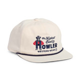 Howler Brothers Howler Western Wear Snapback Hat Bone front view
