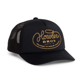 Howler Brothers Howler Lasso Foam Dome Trucker Hat BLACK front view