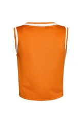 Hype and Vice Women's University of Texas Basketball Jersey burnt orange front view