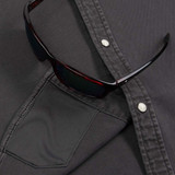 Poncho Outdoor Full Throttle Sleeveless Denim Shirt The Full Throttle Flat Back detail
