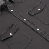 Poncho Outdoor Full Throttle Sleeveless Denim Shirt The Full Throttle Flat Back zoom