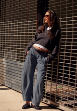 Free People Women's Spotlight Washed Trouser Pants