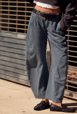 Free People Women's Spotlight Washed Trouser Pants Screenshot detail view