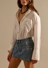 Free People Dolly Denim Mini Skirt Screenshot detail view