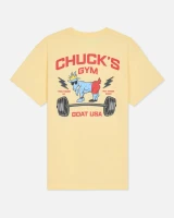 Goat USA Boys' Chuck's Gym Tee Corn Milk full view