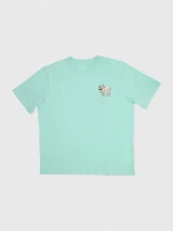 Goat USA Boys' Chuck's O's T-Shirt in Mint front view