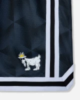 Goat USA Boys' Geo Print Mesh Shorts in Black