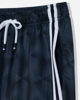 Goat USA Boys' Geo Print Mesh Shorts in Black