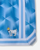 Goat USA Boys' Geo Print Mesh Shorts in Carolina Blue