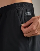 Rhone Men's Pursuit Trail Shorts Pure Black detail