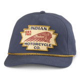 American Needle Indian Motorcycle Canvas Cappy Hat 23005A INMOTO2 detail view