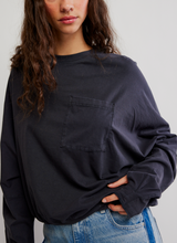 Free People Women's Epic Long Sleeve Top Peach Skin full length