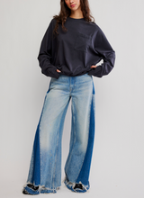 Free People Women's Epic Long Sleeve Top Washed Black full length