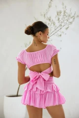 Blanco By Nature Women's Lola Top in Hot Pink