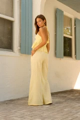Blanco By Nature Women's Azure Pants in Butter