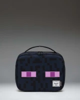 Herschel Supply Co Youth Minecraft Pop Quiz Lunch Box in Enderman front view