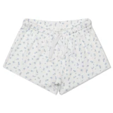 Iscream Girls' Blue Floral Pointelle Set Blue Floral Bottom shorts