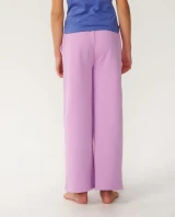Rip Curl Girls' Surf Puff Wide Leg T Pants Lilac back view