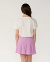Rip Curl Girls' Costa Del Sol Woven Skirt in Lilac back view