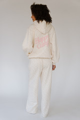 Happy Camp3r Peony Sprinkle Hoodie buttercream back view
