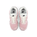 New Balance Big Kids' 574 Shoes PINK CHALK SEA SALT top view
