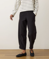 Marine Layer Women's Jessie Barrel Pants Black Front
