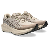 Asics Women's Blazeblast Trail Running Shoes Simply Taupe/Illuminate Yellow Tilted