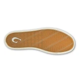 Olukai Men's Kou Lace-up Sneakers White bottom sole view