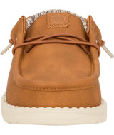 HeyDude Kids' Wally Stretch Canvas Shoes Tan detail
