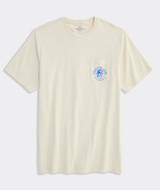 Vineyard Vines Grateful Dead Pocket Tee stone front