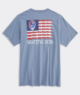 Vineyard Vines x Grateful Dead Men's USA Flag Tee
