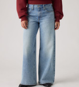 Levi's Women's Middy Wide-Leg Jeans in Pen and Paper detail