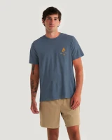 Free Fly Men's Go Your Own Way Tee Storm Cloud front