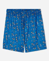 Goat USA Boys' Sports AOP Mesh Shorts Royal Detail back view