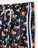 Goat USA Boys' Breakfast Bunch Mesh Shorts BLACK BACK detail