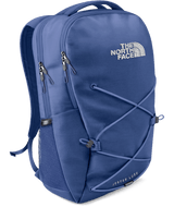 The North Face Women's Jester Luxe Backpack in Indigo Wonder/Metallic Silver front view