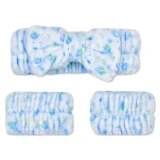 Iscream Blue Ditsy Spa Set front view