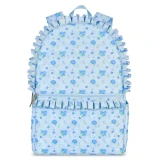 Iscream Blue Floral Backpack blue floral front view