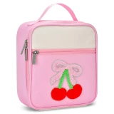 Iscream Varsity Pink Lunch Tote right side view