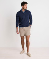 Vineyard Vines Coastline Quarter-Zip Pullover Nautical Navy Full