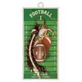 TYLER'S Football Bag Charm Keychain Football Bag Charm Keychain front view