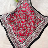 TYLER'S Printed Bandana Headscarf Neck Wrap Red
